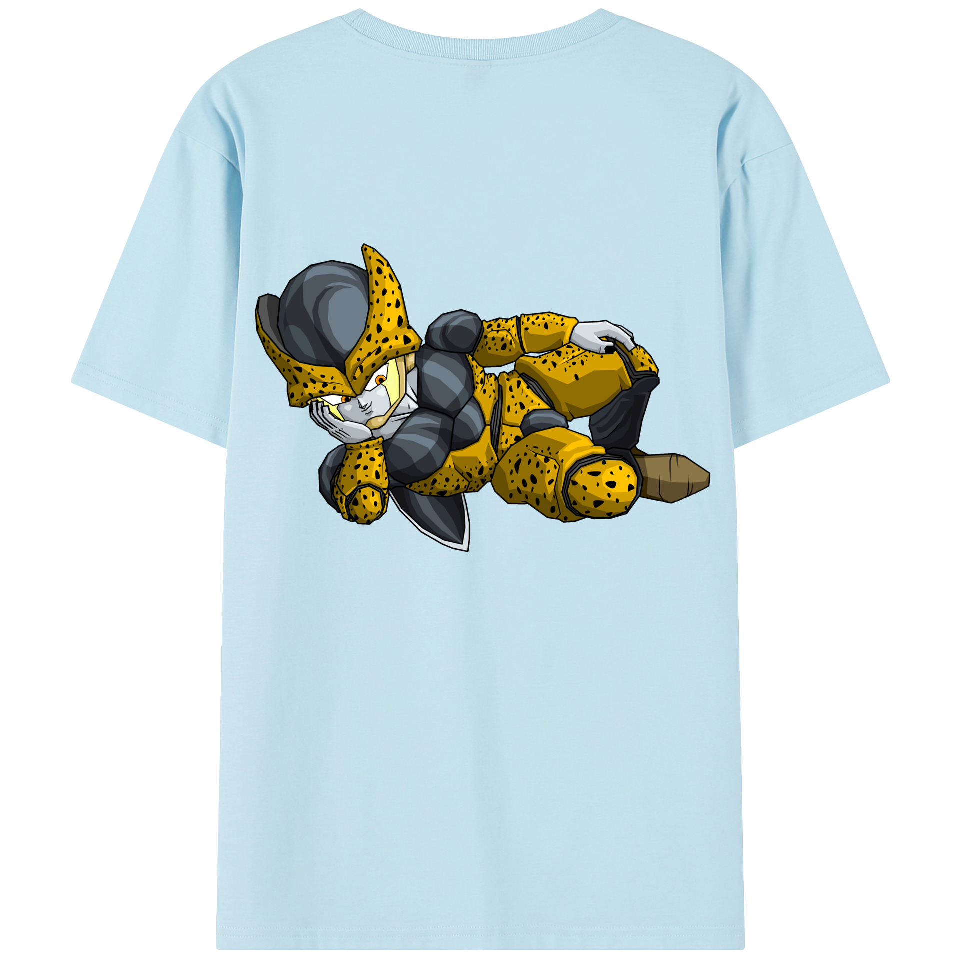 （画像用） ドラゴンボール セル DRAGON BALL Cell 綿100％半袖Tシャツ（背面プリント）